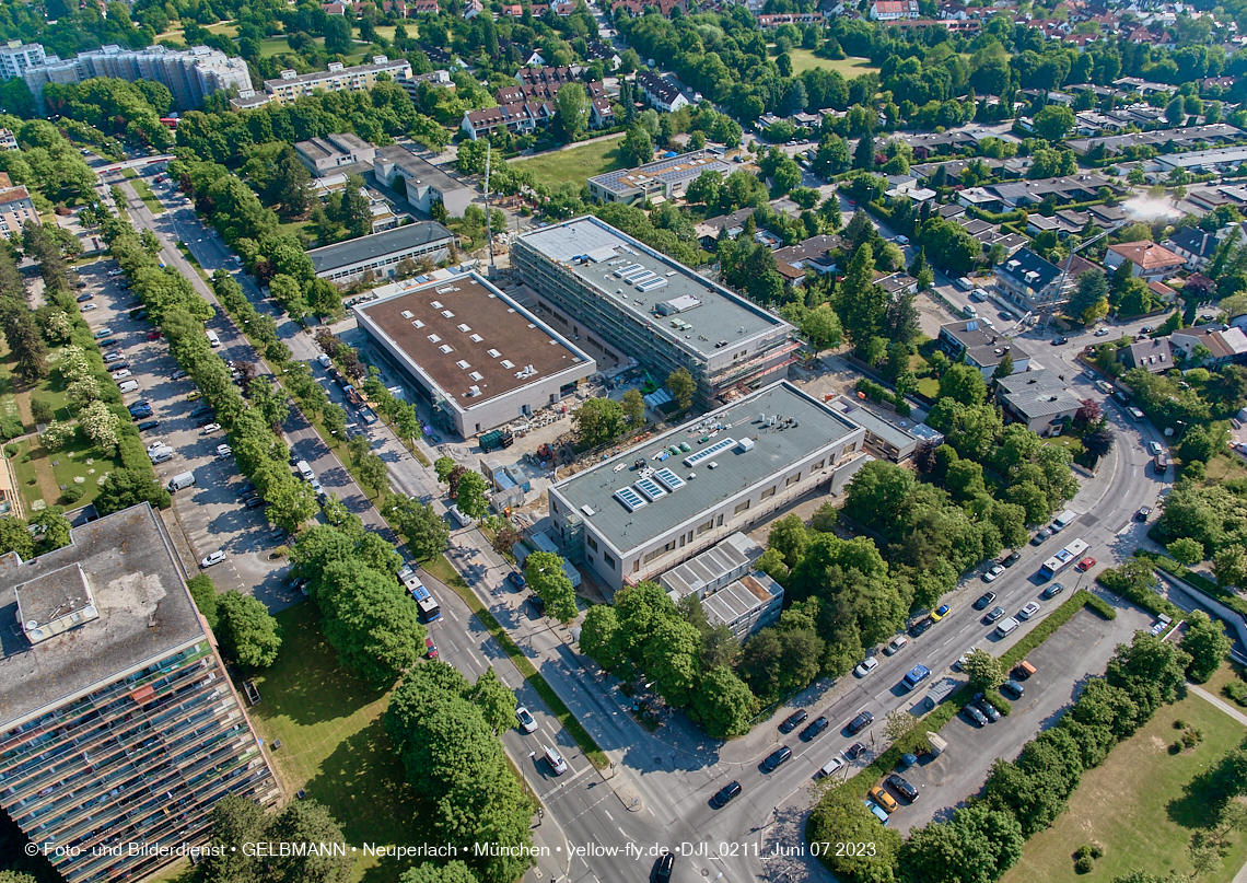 07.06.2023 - Baustelle zur Grundschule am Karl-Marx-Ring in Neuperlach